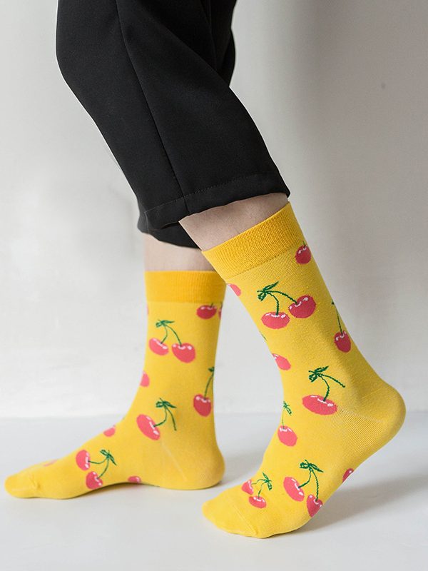 Fruit Series Men's Women's Cotton Socks