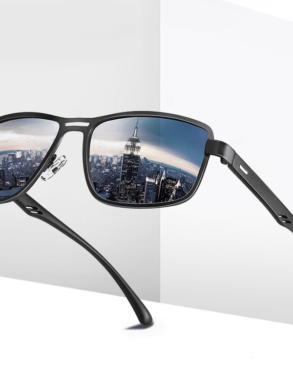 Retro Square Frame Men's Sunglasses