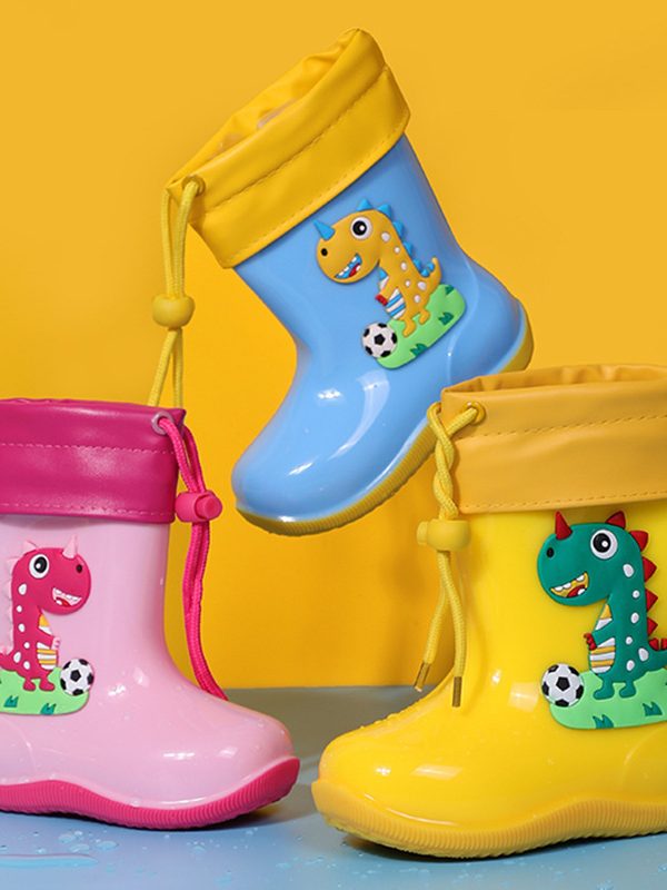 Cartoon Waterproof Soft Sole Children's Rain Boots