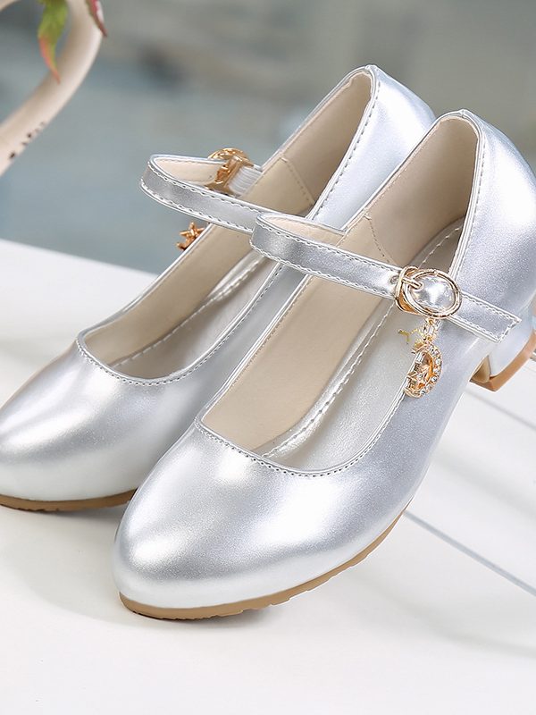 Korean Crystal Performance Children's Single-layer Shoes