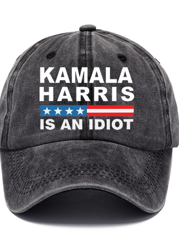 Washed Cotton Printed Hat For Men