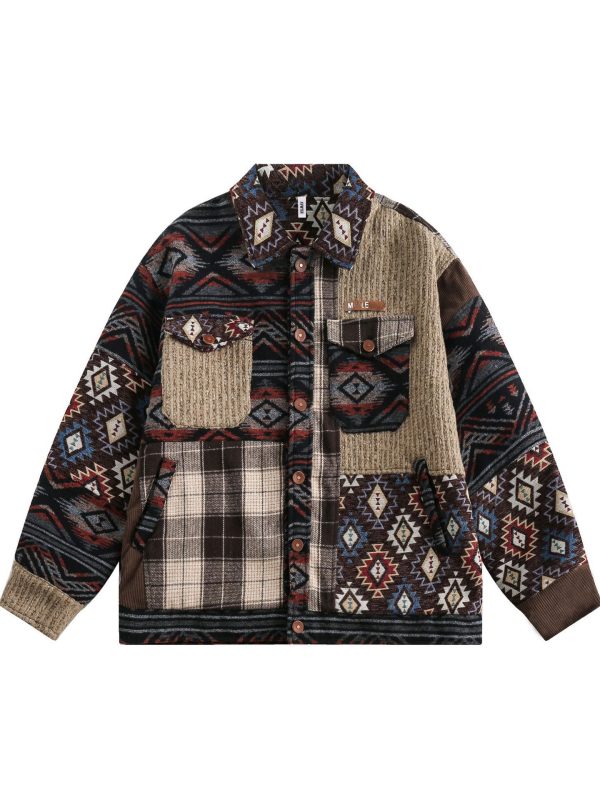 Loose Casual Couple Polo Collar Jacket