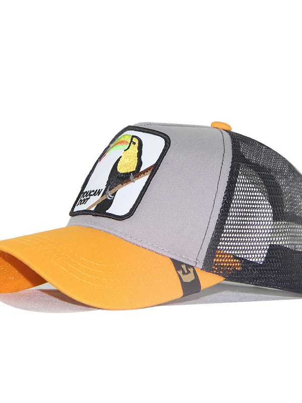 Retro Cartoon Men's Cotton Mesh Hat