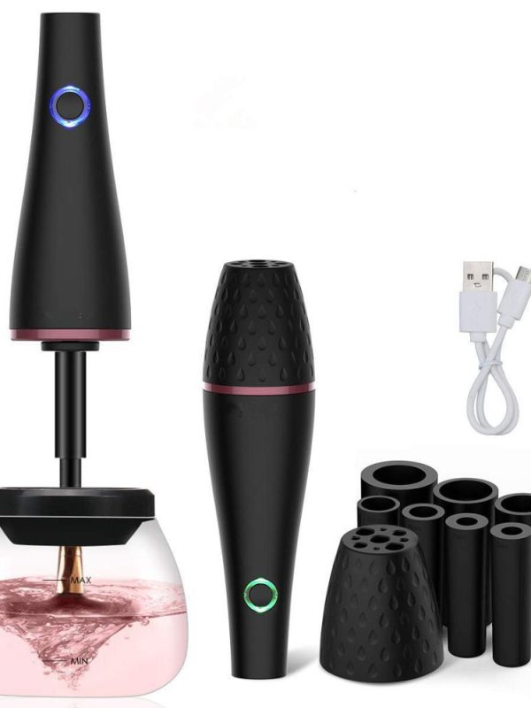 Makeup brush cleaner electric