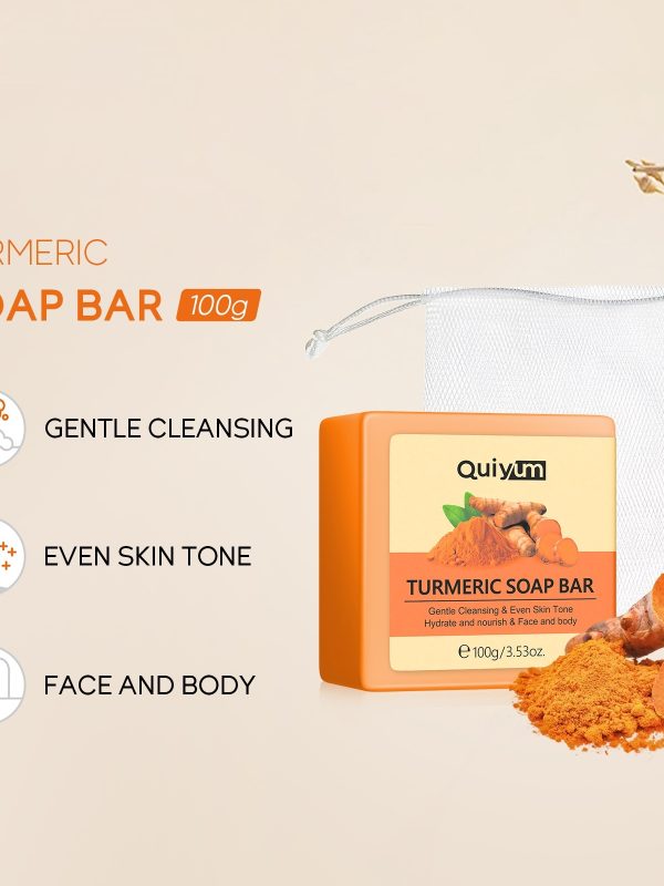 Turmeric Soap Facial Cleansing Care Moisturizing