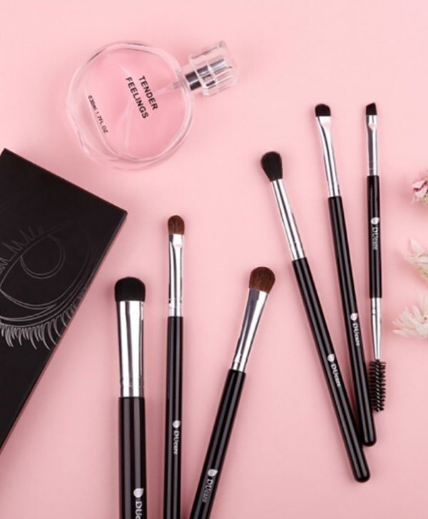 Factory direct 6 makeup brush set double head makeup brush double eye shadow brush beauty tools wholesale