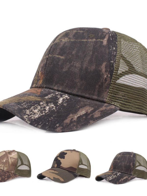 Men's Simple Jungle Breathable Mesh Cap
