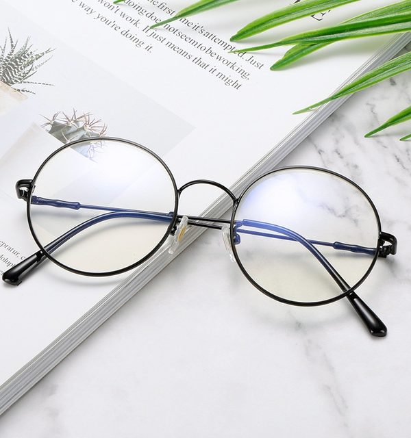 Round Anti Blue Light Glasses