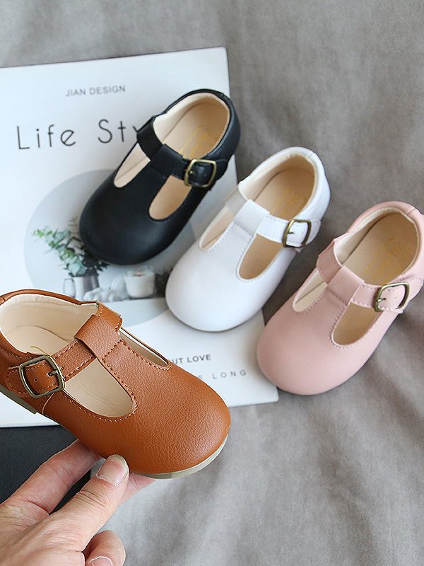 Children's pea shoes versatile single shoes baby shoes