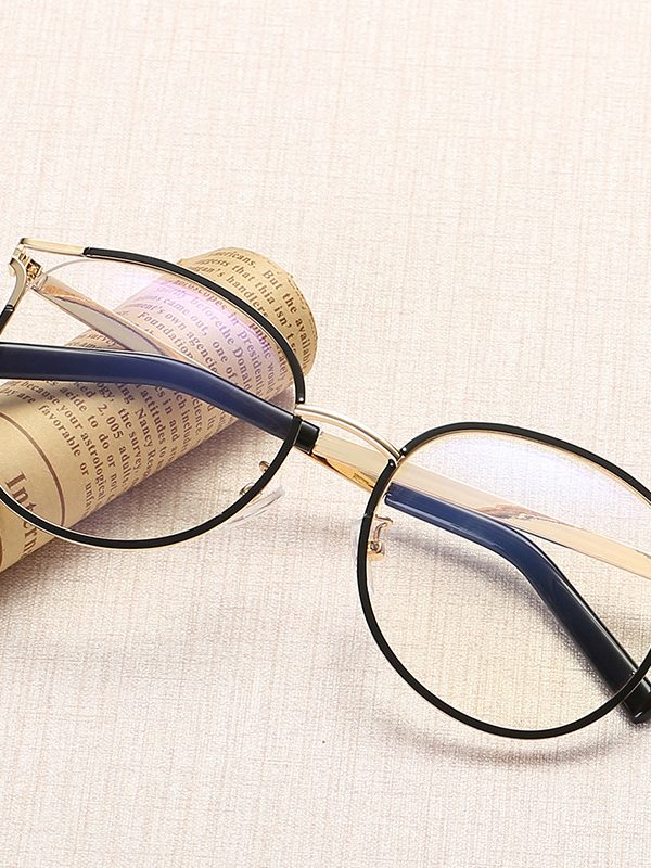 European and American flat glasses metal hollow glasses