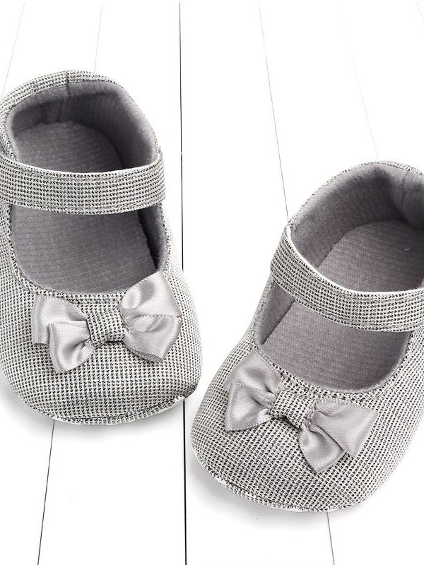 Princess shoes bow baby shoes