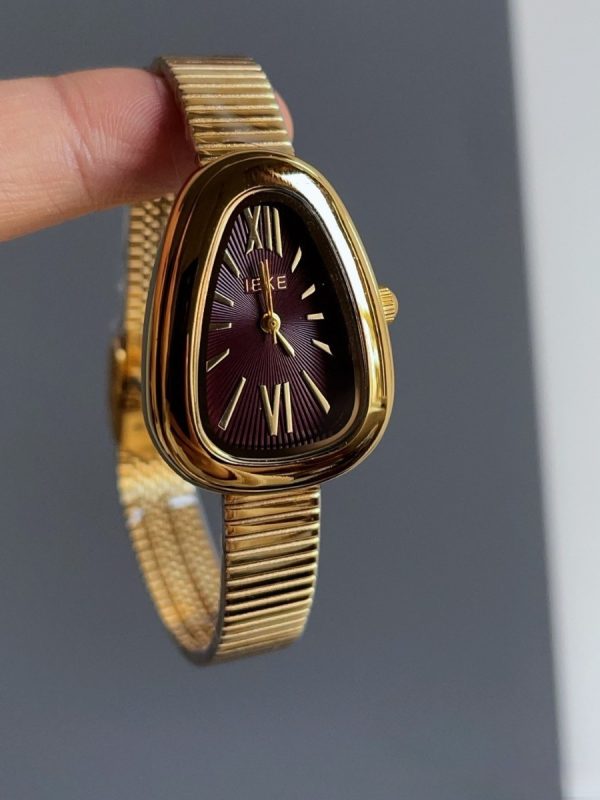 ساعة ريترو أنكيلا ذات السلسلة الحمراء للنساء