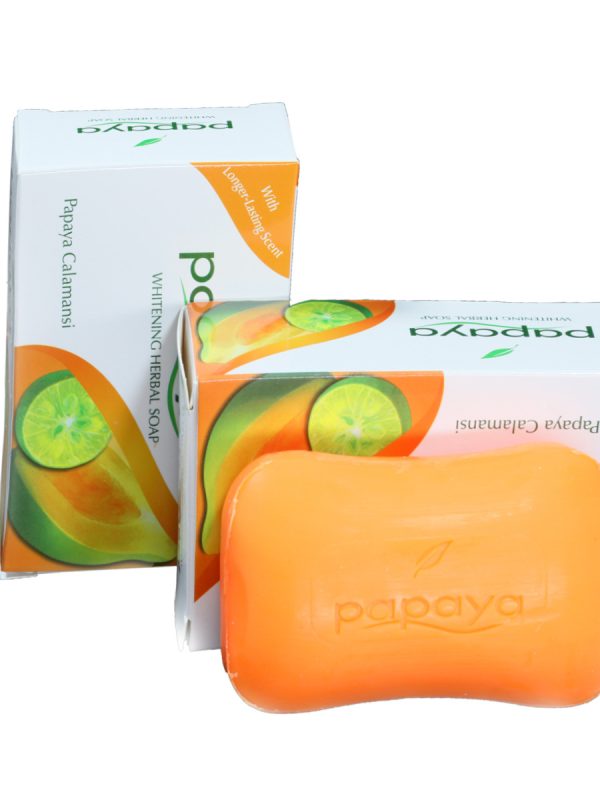 Papaya Moisturizing Cleansing Lemon Soap Facial Body Dual-use Plant Soap