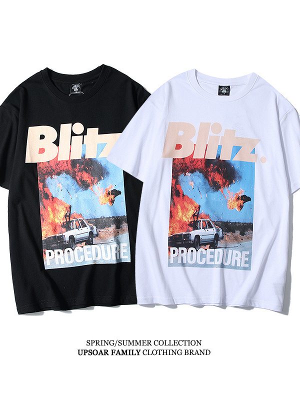 قميص رجالي ونسائي بأكمام قصيرة