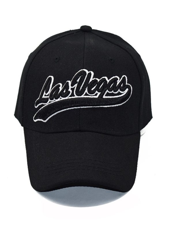 Letter embroidered baseball cap