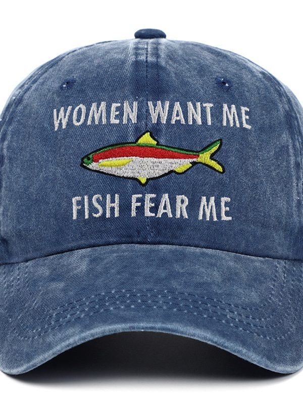 Men's And Women's All-match Embroidered E-washed Baseball Cap Outdoor Sun Protection