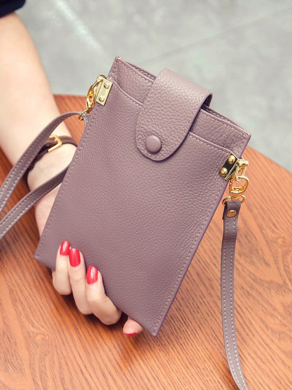 Ladies Messenger Bag Mini Ultra-thin Mobile Phone Bag