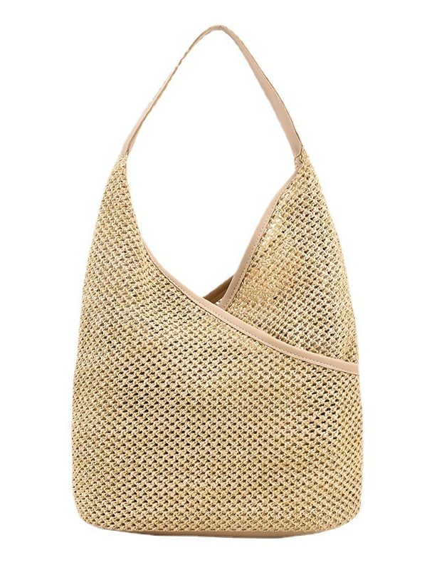 Women's Large-capacity Straw Shoulder Bag