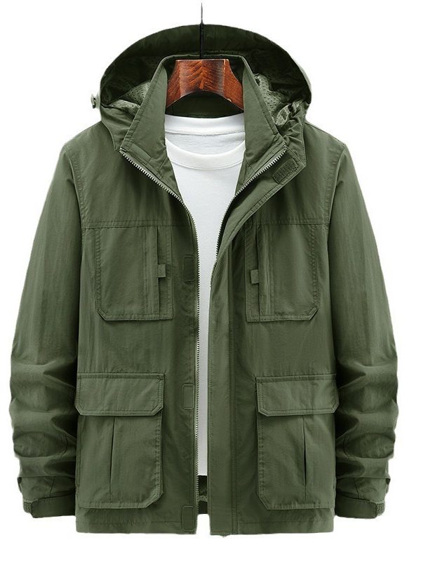 Men's Fashion Casual Loose Outdoor Shell Jacket