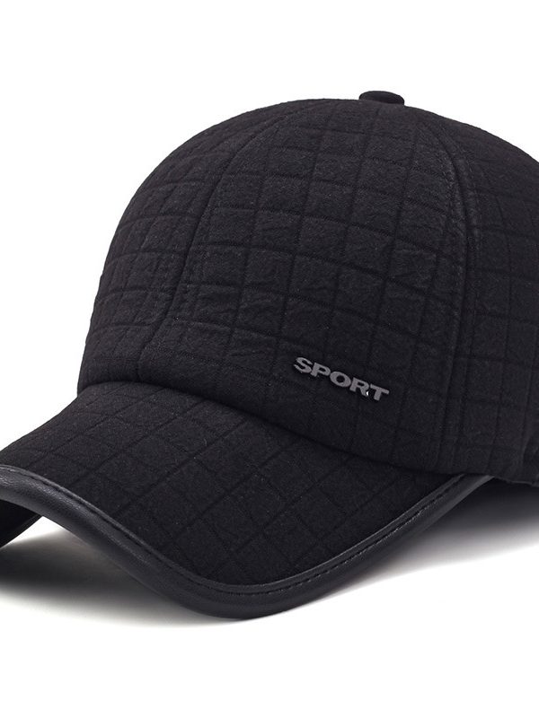 Men's Winter Ear Protection Thickened Warm Baseball Cap