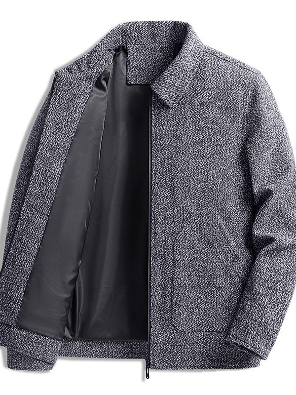 Jacket Men's Fashion Woolen Coat