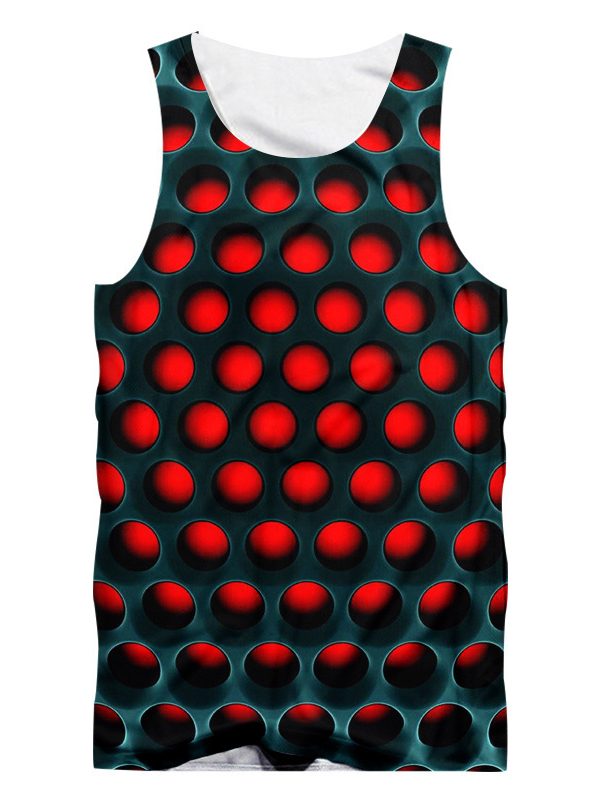 Spotted print vest