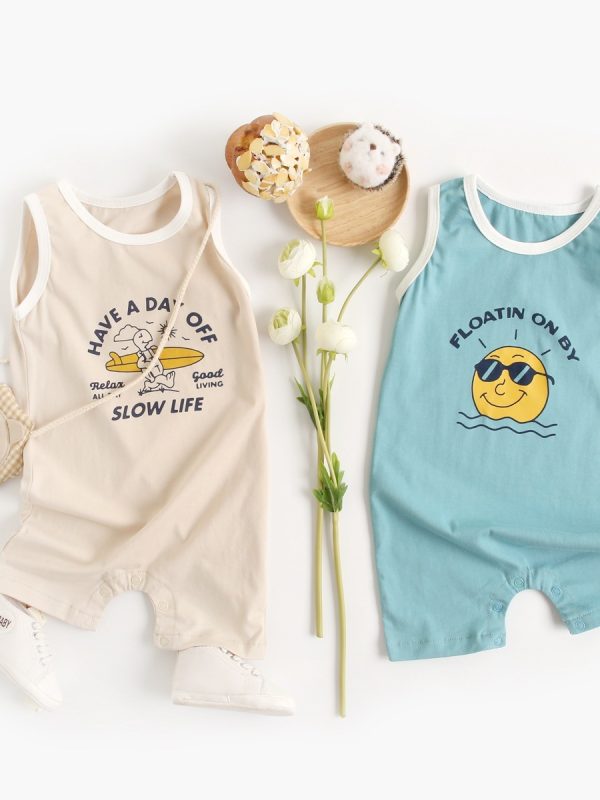 Clothes For Babies Vest Baby Cotton Jumpsuit