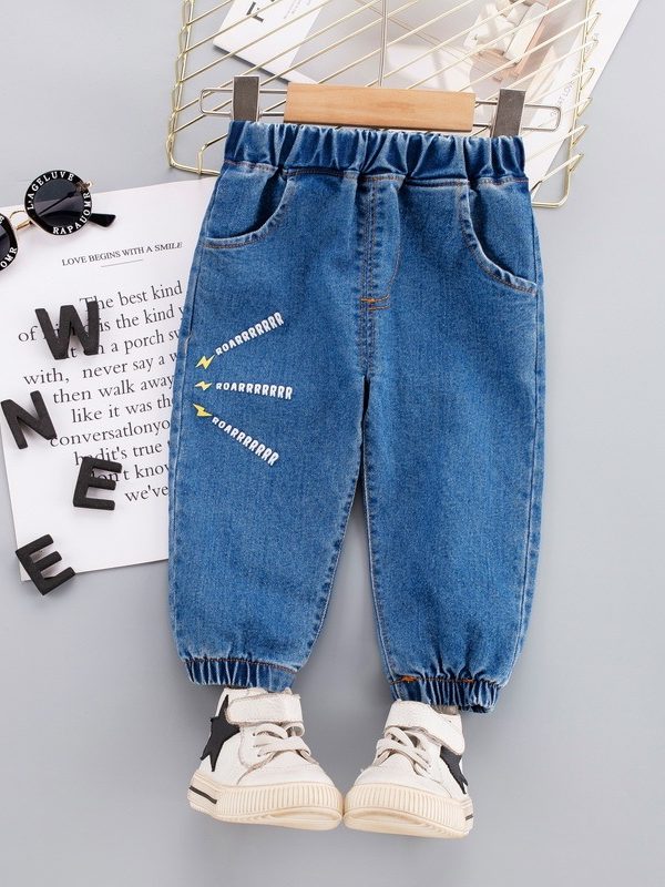 بنطلون جينز للأطفال للربيع والخريف