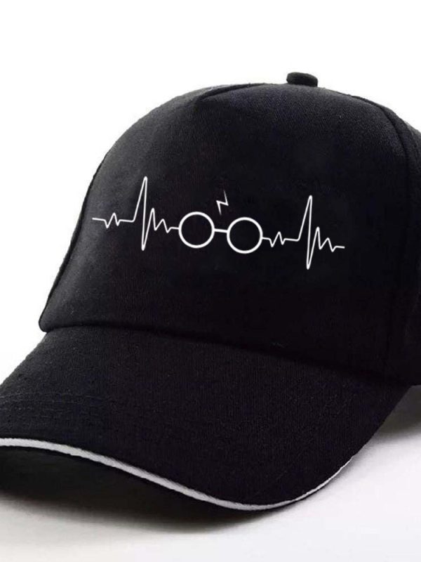 Glasses Printed Casual All-match Duck Tongue Hat