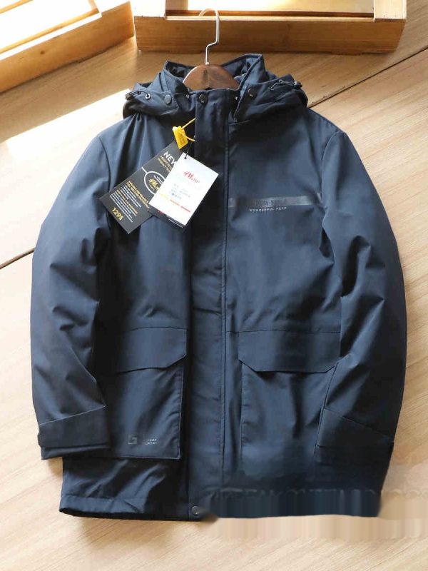 Winter Men's Mid-length Leisure Warm Down Jacket