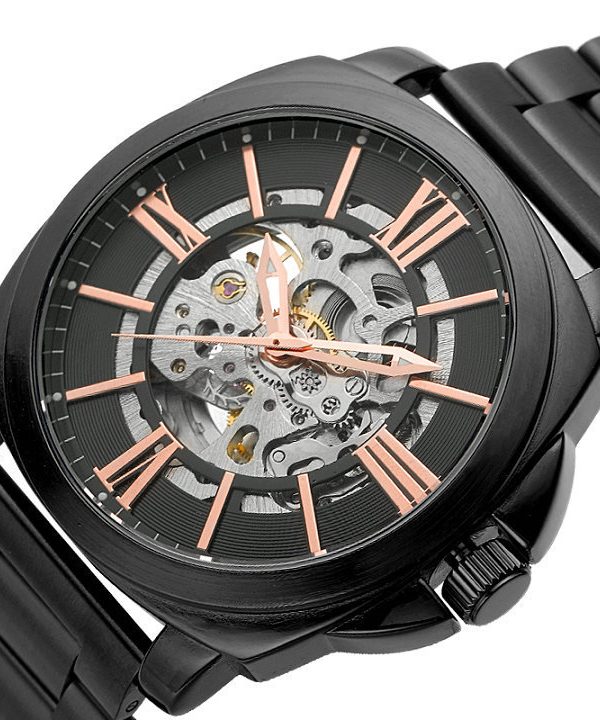 Automatic mechanical movement luminous waterproof watch