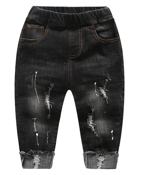 بنطلونات أطفال للأولاد، بنطلونات أطفال، بنطلونات جينز ممزقة