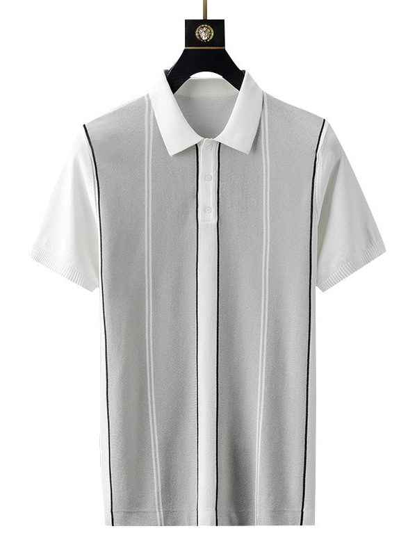 بلوفر رجالي بأكمام قصيرة