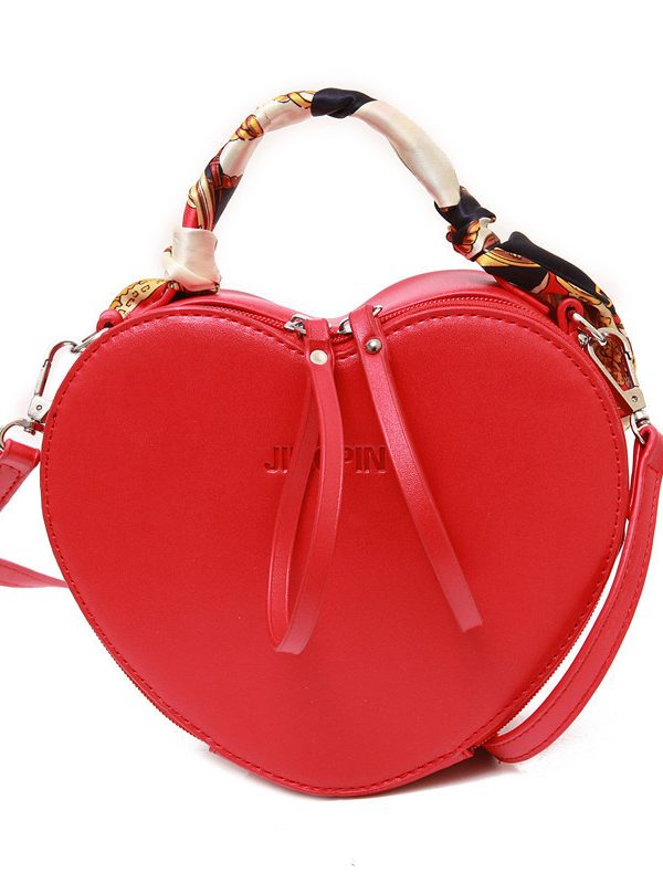 In The Autumn Of New Fashion Bags Handbag Shoulder Bag Peach Scarf Personality Satchel