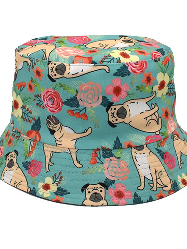 Men's And Women's Outdoor Leisure Printing Sun-shade Sun Protection Hat