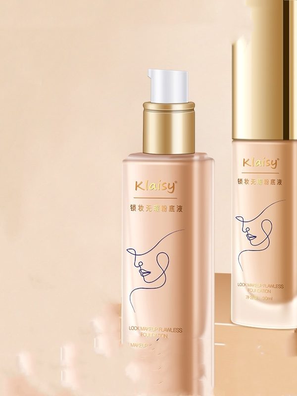 كلايسي لوك مكياج كريم أساس سائل مثالي مجموعات من الصناديق خافي العيوب يدوم طويلاً