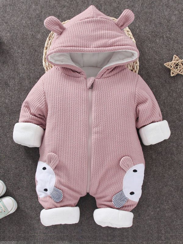 Autumn Winter Coat Jumpsuit Baby Clothing Newborn Snowsuit Boy Warm Romper Down Cotton Jackets Girl Snow clothes Bodysuit