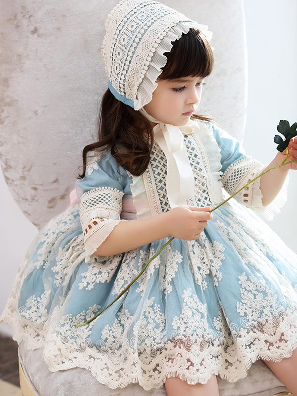 High-end Children's Clothing Girls  Princess Luxury Three-piece Dress