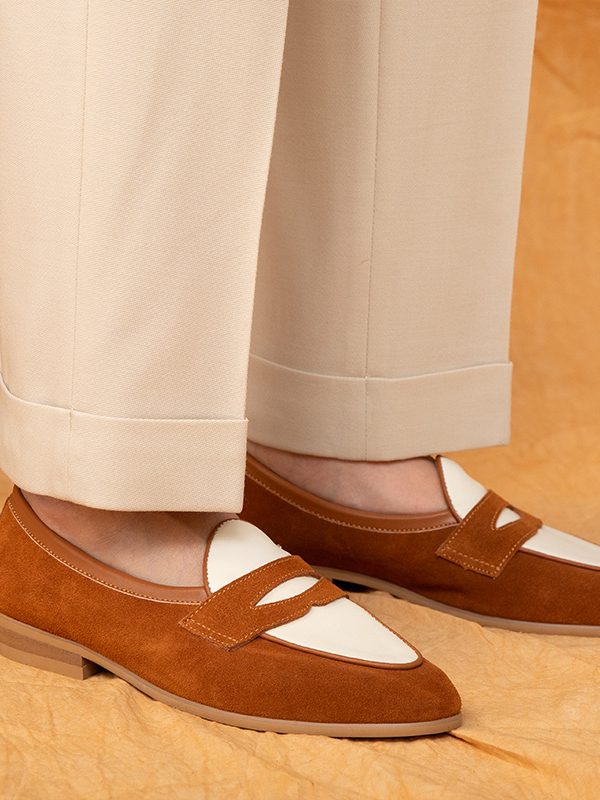 أحذية جلدية صيفية كاجوال للرجال