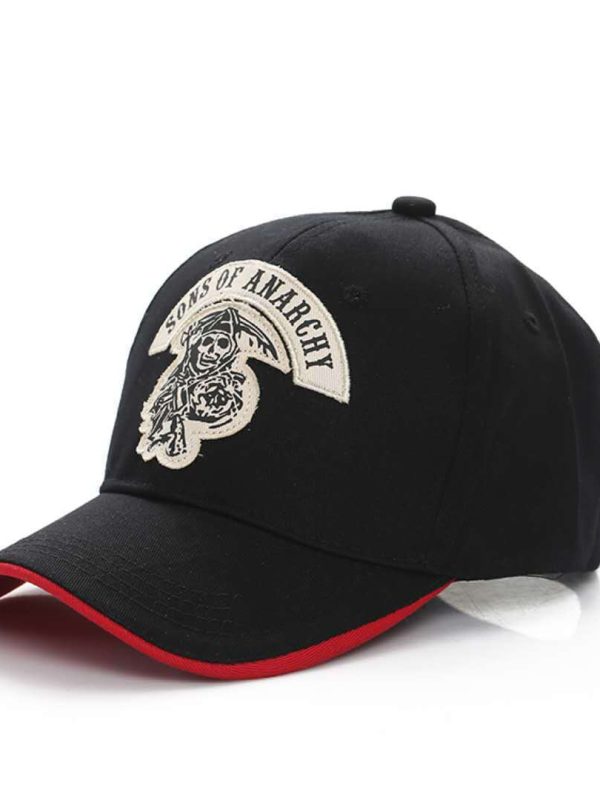 Visor Skull Embroidered Baseball Cap