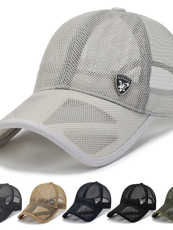 Thin Sunscreen Baseball Breathable Net Peaked Cap
