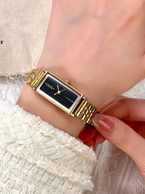 ساعة كوارتز نسائية بسيطة صغيرة الحجم وعالية الجودة