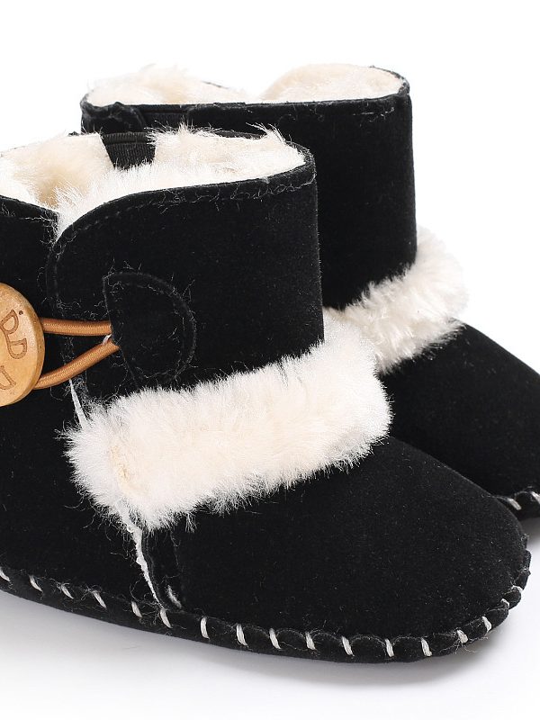 Warm Non-Slip Plus Velvet Snow Boots Toddler Shoes