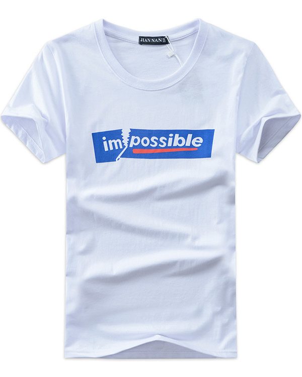 Half Sleeve Fashion Print T-Shirt