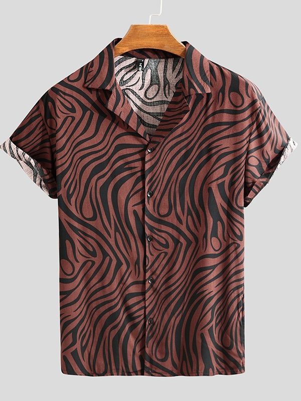 Fit men shirts for new camisa Collar Business short Sleeves