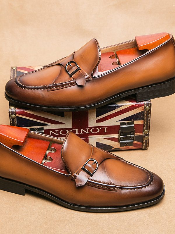 Slip-on High-grade Leather Shoes For Men