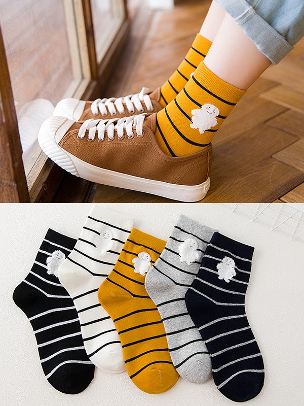 جوارب طويلة لفتاة كرتونية