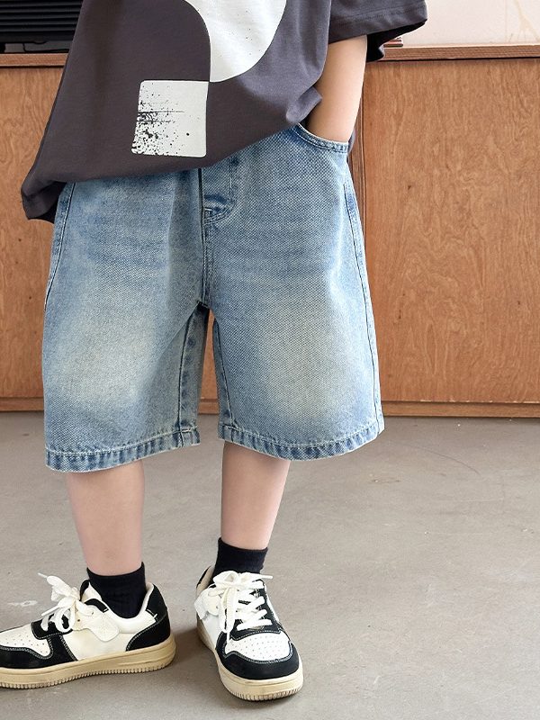 Boy's Denim Shorts Summer Five Points
