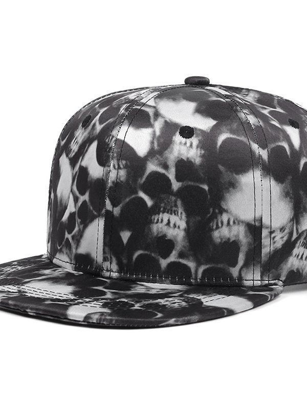 Skull Men's Mesh Cap Outdoor Sports Sun-proof