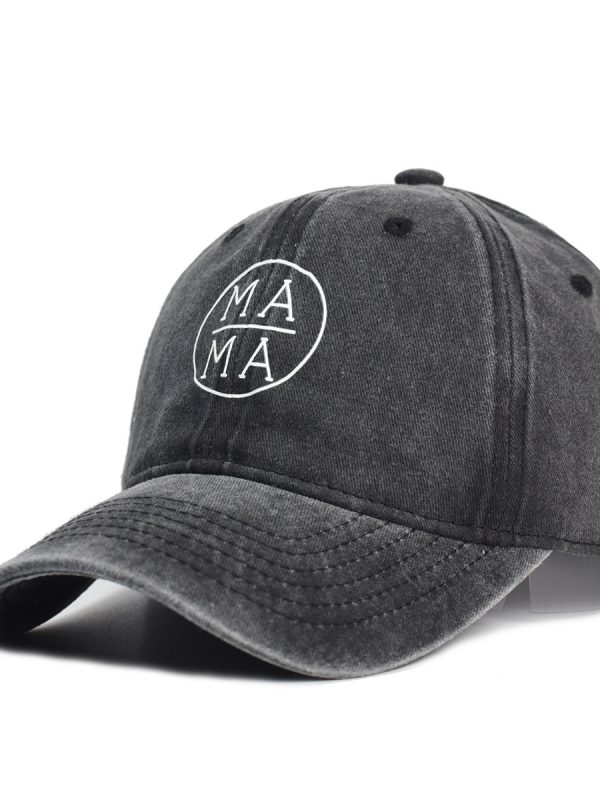 Washed Cotton Printed Hat Old Dad Hat Men's Retro